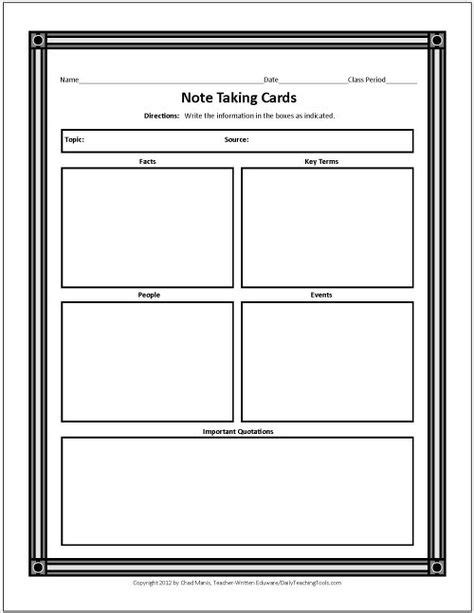 29 Note Taking Templates Ideas Note Taking Templates Free Graphic