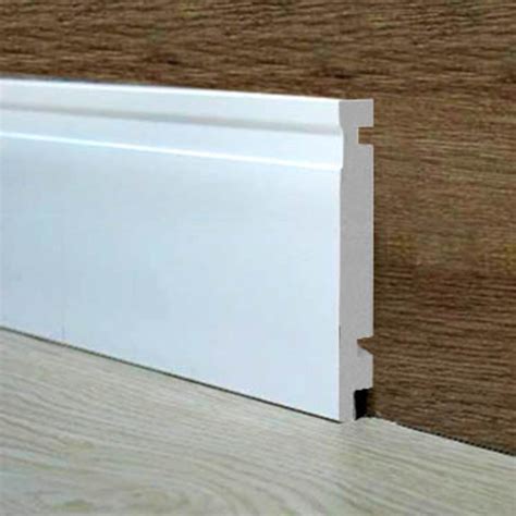 Rodapé Santa Luzia Moderna 480 16mmx15cm Metro Linear Branco