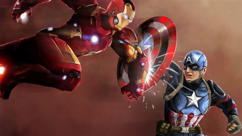Iron Man And Captain America New Wallpaperhd Superheroes Wallpapers4k