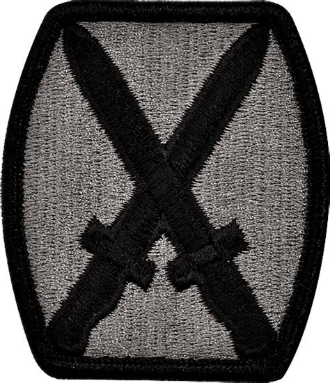 Us Army Patch 10th Mountain Infantry Division Acu Pair