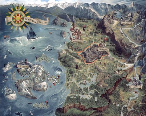 The Witcher 3 Map Of Northern Realms By Plank 69 On Deviantart