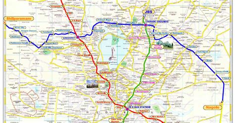 Hyderabad Metro Mapsfaretrain Timings And More Route Map Of