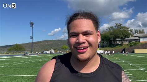 Star Offensive Lineman Dave Iuli Talks Lincoln Riley Josh Henson Upcoming USC Visit YouTube