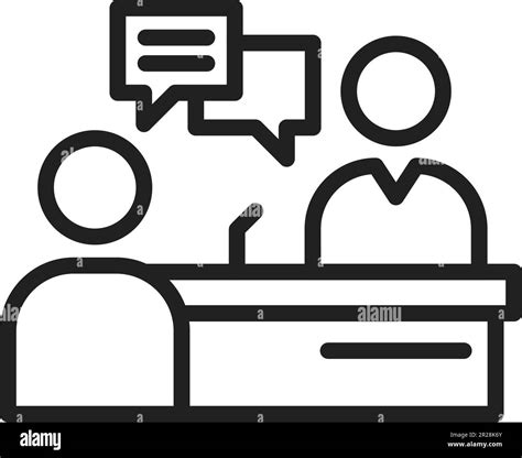 Interview Icon Vector Image Stock Vector Image And Art Alamy