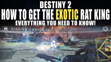 Destiny 2 How To Get The Rat King Exotic Hand Cannon Youtube
