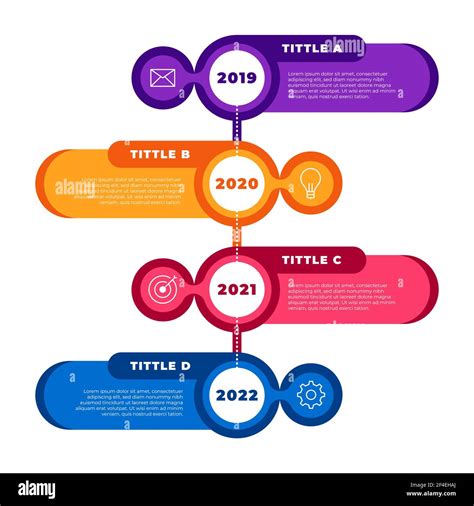 Timeline Infographic Template Vector Illustration Stock Vector Image