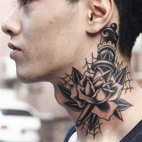 140 Tatuajes Intrépidos En El Cuello Para Hombres