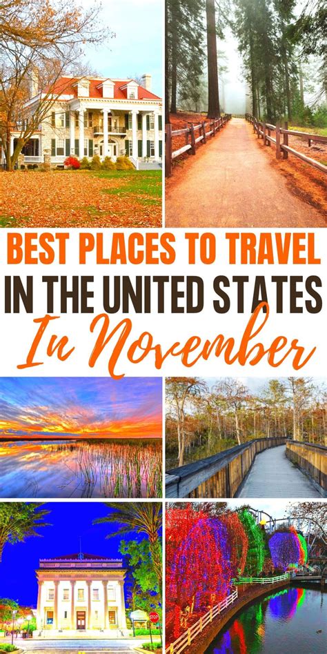 5 Unique Places To Travel In November In The Us Best Places To Travel