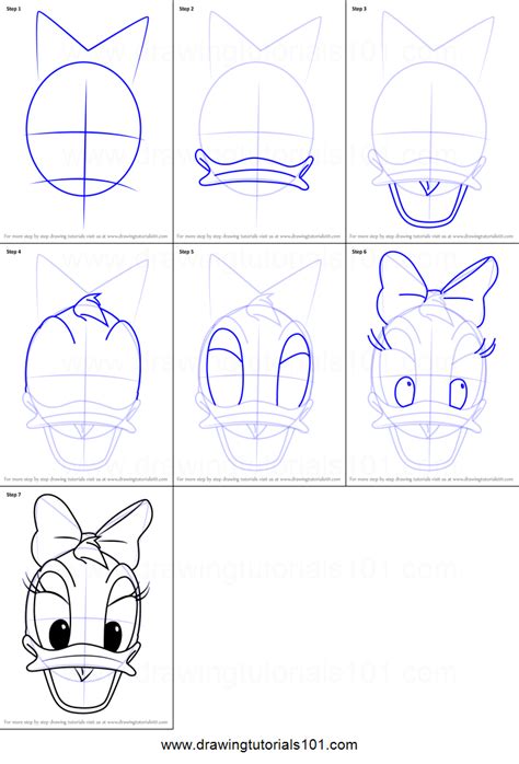 How To Draw Daisy Duck Step By Step Full Body