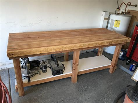 My First Workbench Made Of 2x4s Rwoodworking