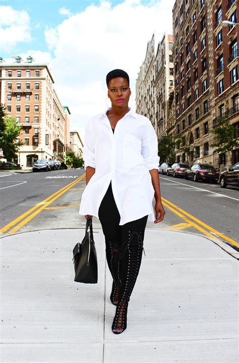 This Is How You Style An Oversized White Button Down The Glamorous