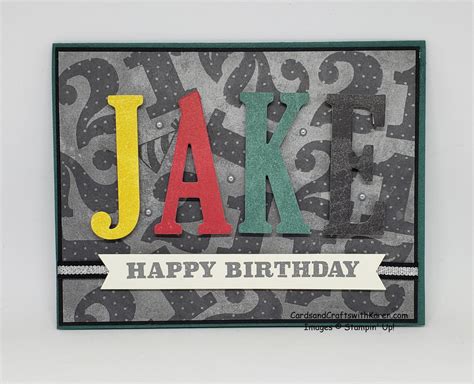 Happy Birthday Jake Cards And Crafts With Karen