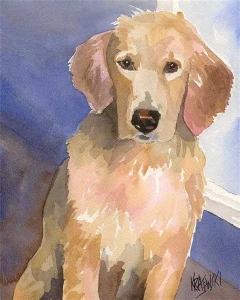 Watercolor Dog Watercolor Animals Watercolor Art Prints Original