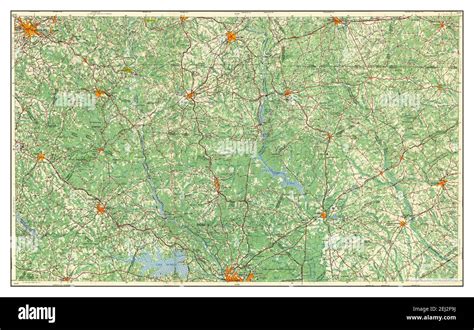 Spartanburg South Carolina Map 1941 1250000 United States Of