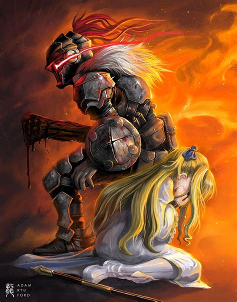 Fanart Goblin Slayer Y Priestess Goblin Arte De Anime Fondo De