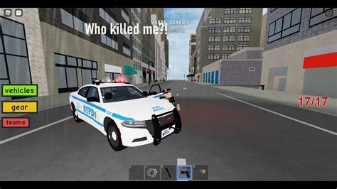 Roblox Policesim Nyc Who Killed Me Youtube