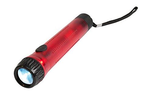 Led Shake Flashlight Red Waterproof Portable Shake T