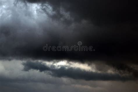 Dark Grey Cloud Rain Coming Stock Image Image Of Funnel Cloud 216154875