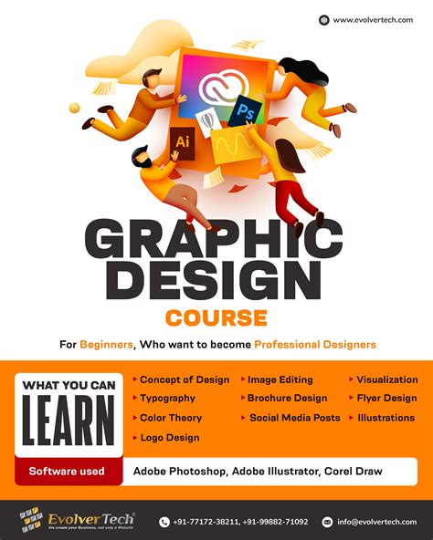 An Advertisement For Graphic Design Course
