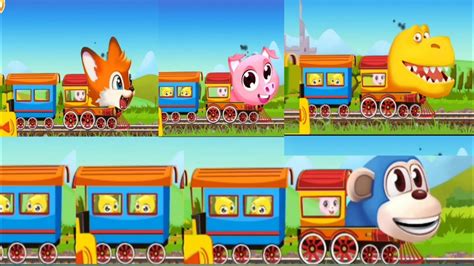 Fun Kids Train Racing Games Android Gameplay Train Race Video Youtube