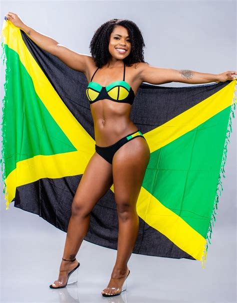 Jamaica Push Up Bikini Swimsuit Set Flag Sweet Jamaica Shopping