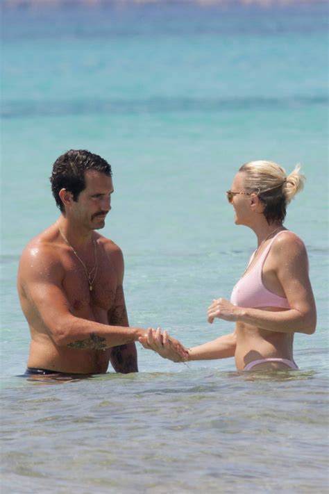 Robin Wright With Her Husband Clement Giraudet In Formentera