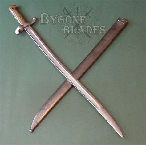 French M1842 Yataghan Sabre Bayonet Bygone Blades