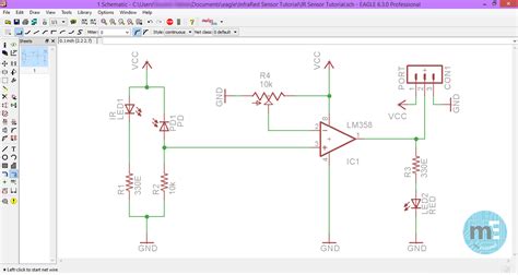 Pcb Design Using Eagle Part 2 Using The Eagle Schematic Editor