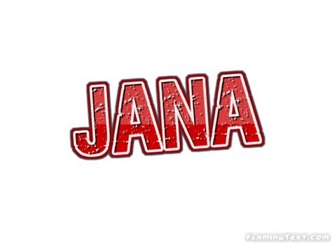Jana Logo Outil De Conception De Nom Gratuit à Partir De Texte Flamboyant