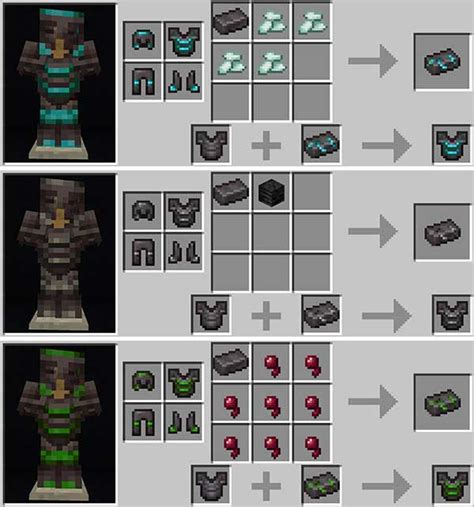 Armor Papercraft Minecraft Armadura De Netherite Amaz