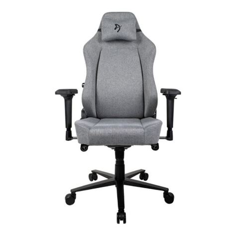 Arozzi Primo Woven Fabric Gaming Chair Grey With Black Logo