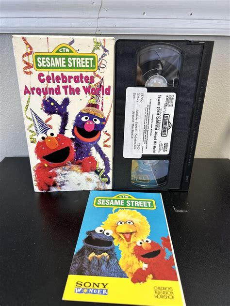 Sesame Street Celebrates Around The World Vhs 1997 74645131733 Ebay