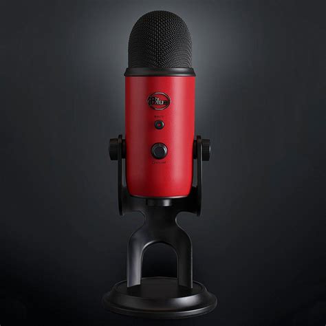 Blue Yeti Usb Microphone Satin Red Amazonca Musical Instruments