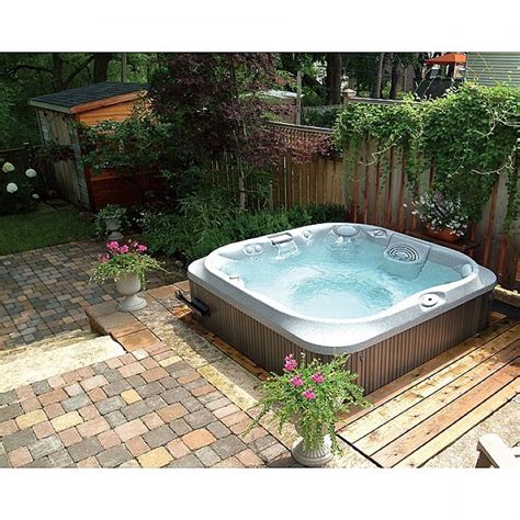 Outdoor jacuzzis are just another term for hot tubs. Contemporary outdoor garden hot tub jacuzzi | Hot tub ...