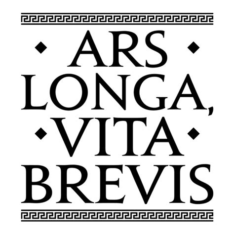Wall Sticker Ars Longa Vita Brevis