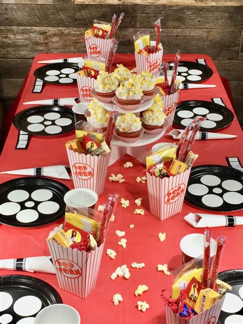 Picture Show Movie Theater Party Birthday Box Movie Theatre