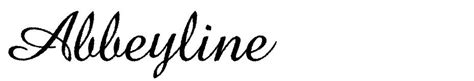 Abbeyline Free Font