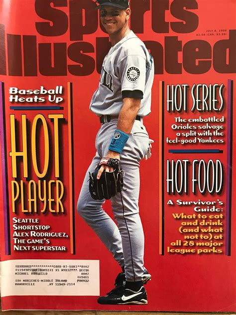 Sports Illustrated Magazine 8 De Julio De 1996 Alex Rodríguez Etsy
