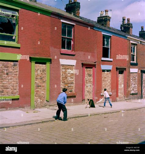 Bolton Slum Housing In Lancashire In England In Great Britain In The
