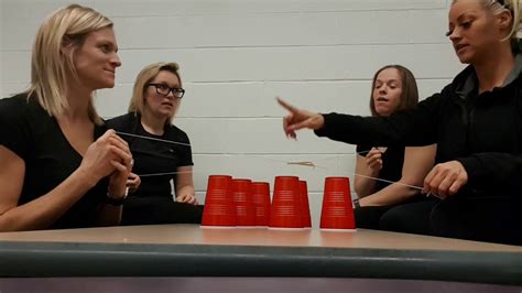 Cup Stacking Team Building Exercise Youtube