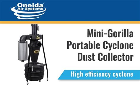 Oneida Air Systems Mini Gorilla Hepa Gfm Cyclonic Dust