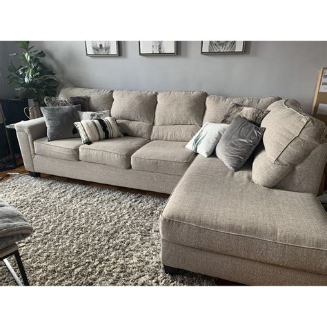 Bob's Discount Furniture 2-Piece Sectional Sofa - AptDeco