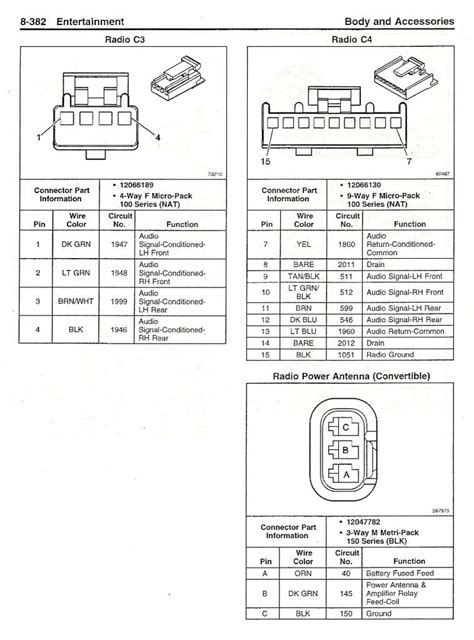 2004 Corvette Radio Wiring Diagram
