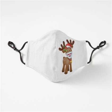 cute reindeer with face mask 2020 christmas mask by yassou shop mask mask 2020 face mask