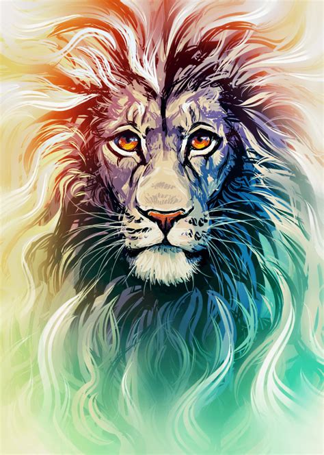 Rainbow Lion Wallpapers Wallpaper Cave
