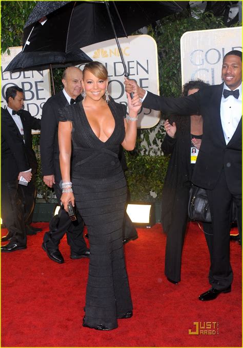 Mariah Carey Golden Globes Red Carpet Photo