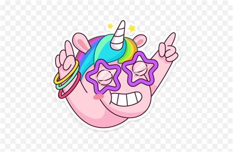 Telegram Sticker From Vk Fest Pack Emojiunicorn Emoji Discord Free