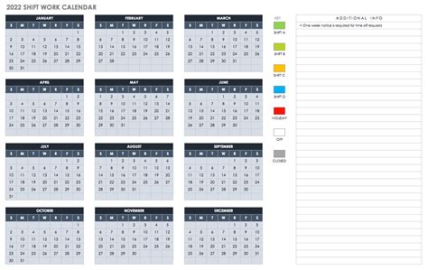 Free Printable 2020 Quarterly Calendar Template