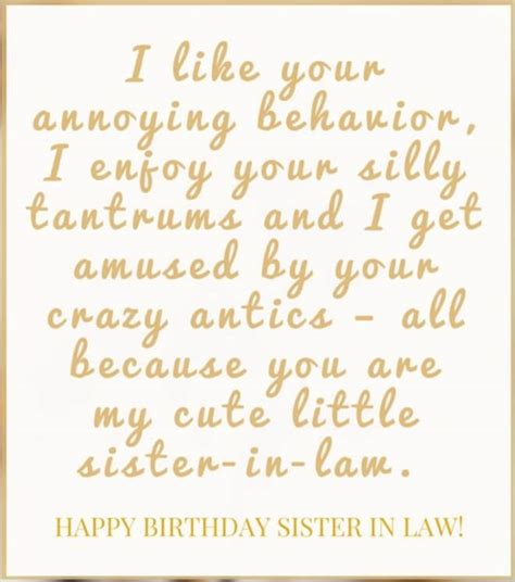 40 Happy Birthday Wishes For Sister In Law Funny Quotes And Images 2023