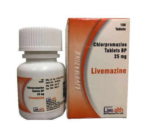 Chlorpromazine Tablets By Livealth Biopharma Pvt Ltd From Navi Mumbai